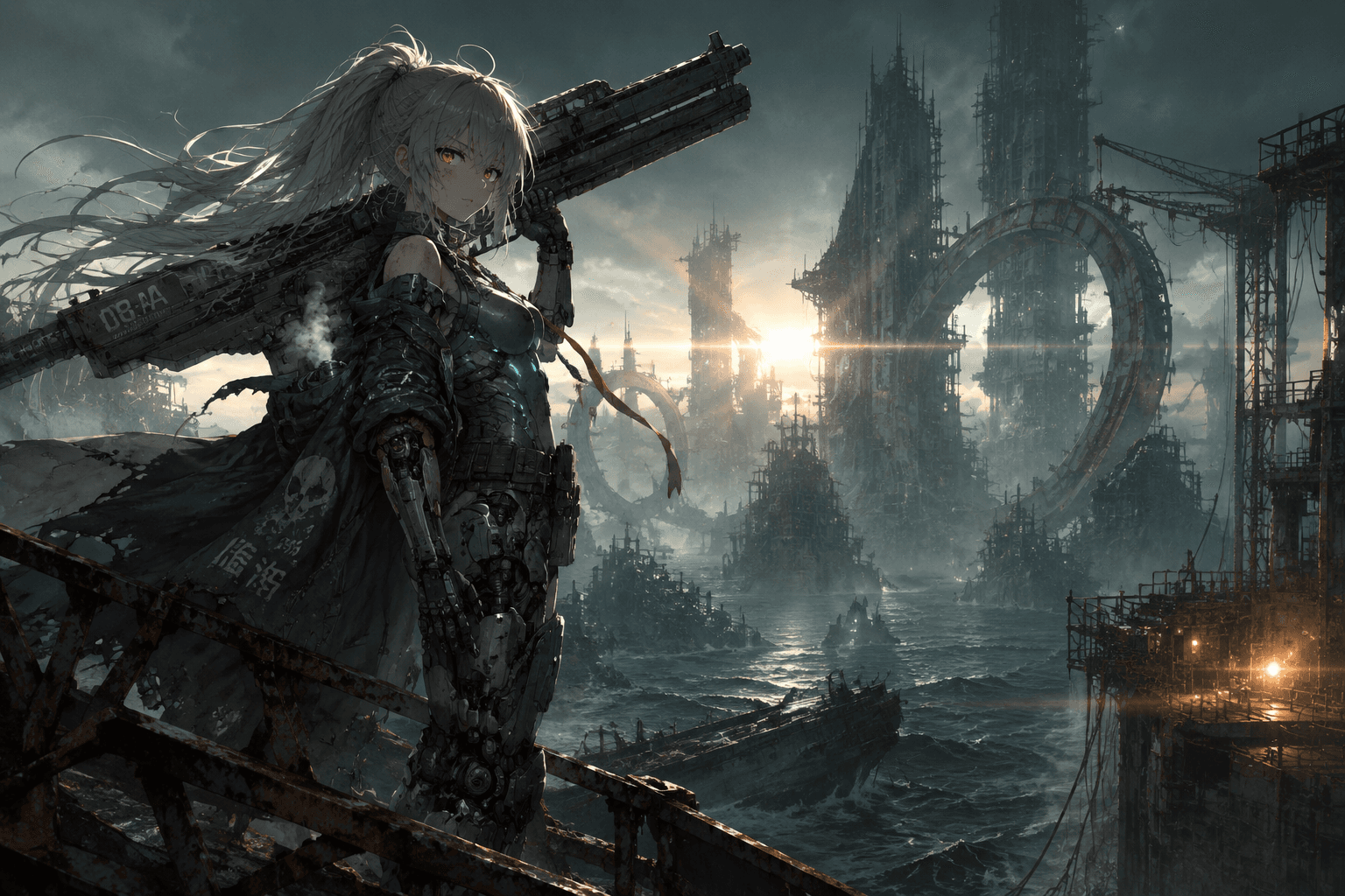 机甲少女海城 Key Visual example