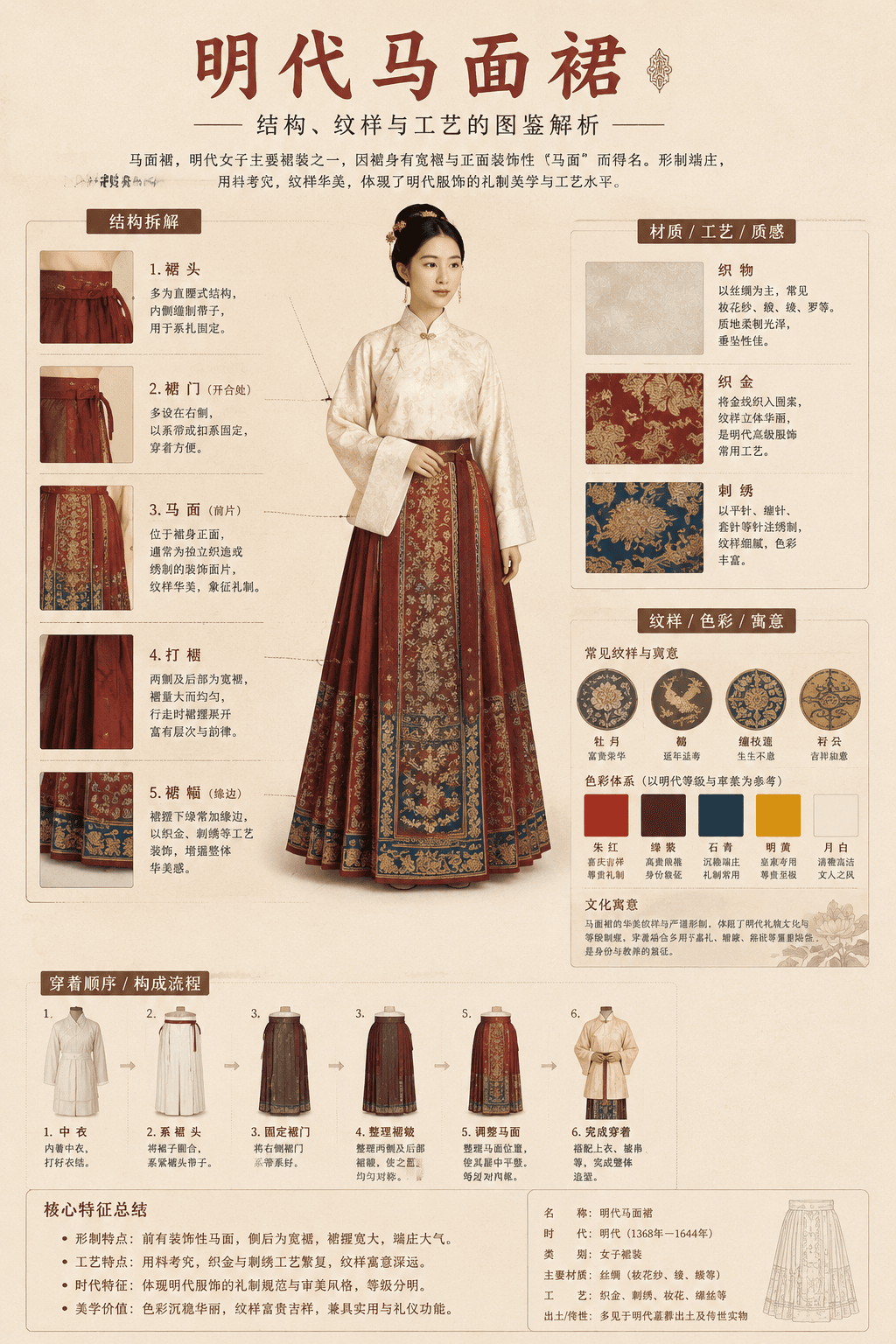 博物馆图鉴式中文拆解信息图 example